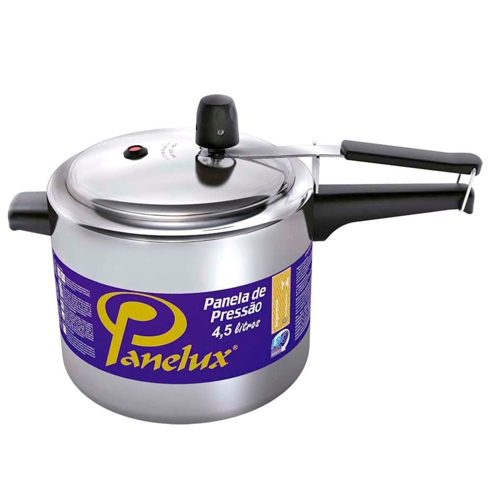Panela de Pressão Panelux Alumínio Polido 4,5 L