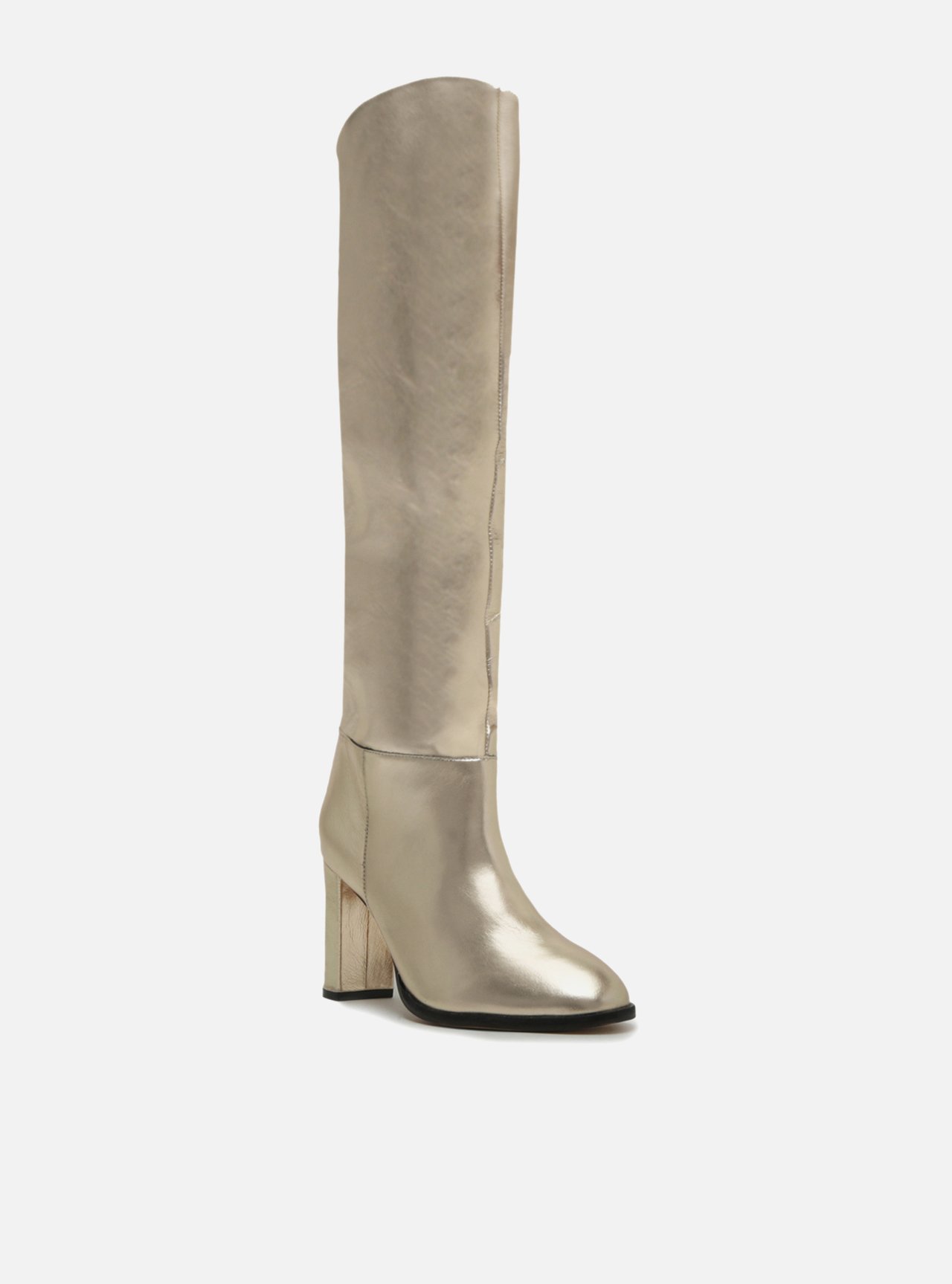 Foto 2 de Bota Dourada Cano Longo Hailey