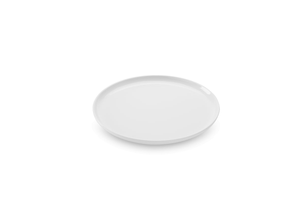 Prato de Sobremesa de Melamina Haus Concept Sauce 20,4cm Branco Haus