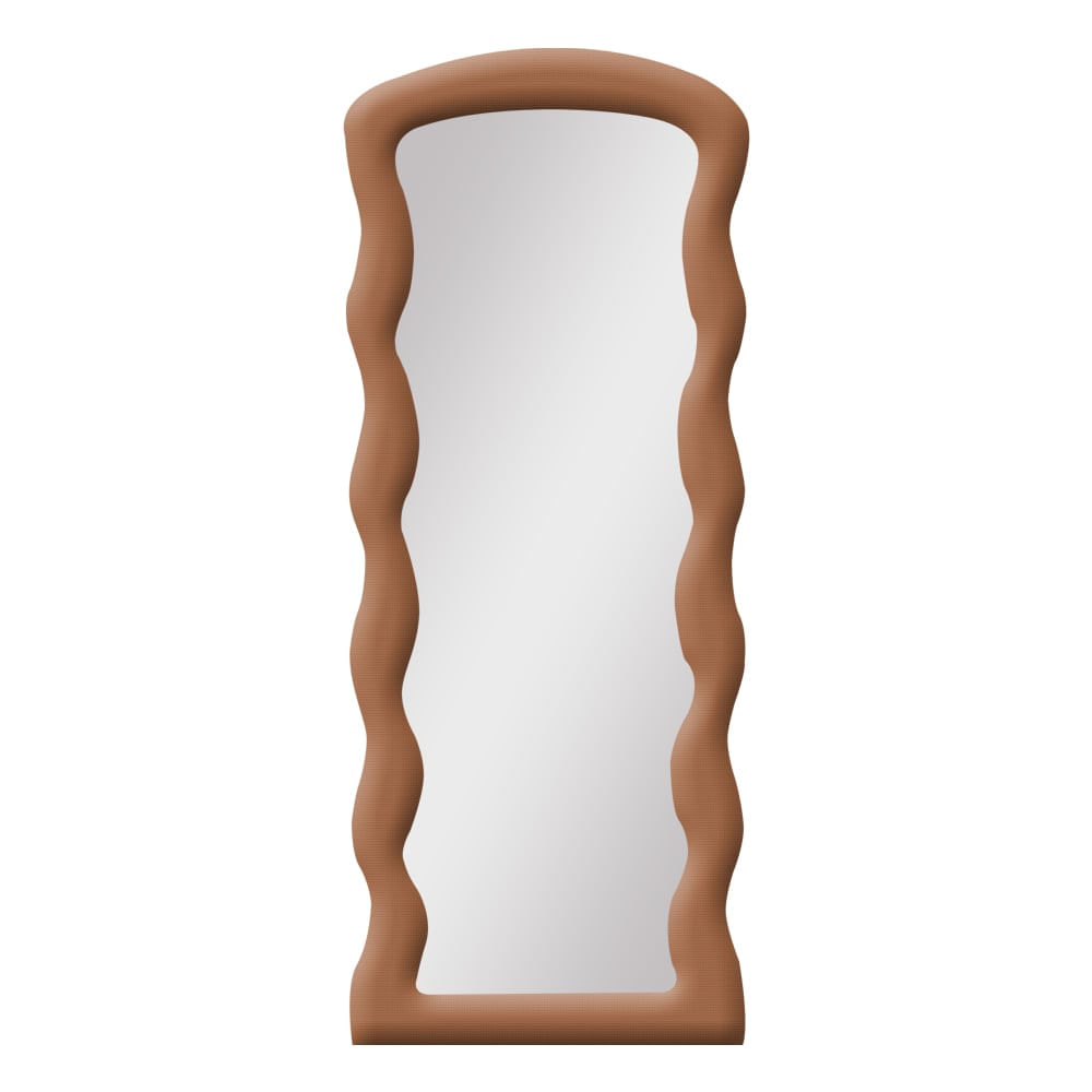 Espelho de Corpo Berlim Bouclê 58x160cm Terracota