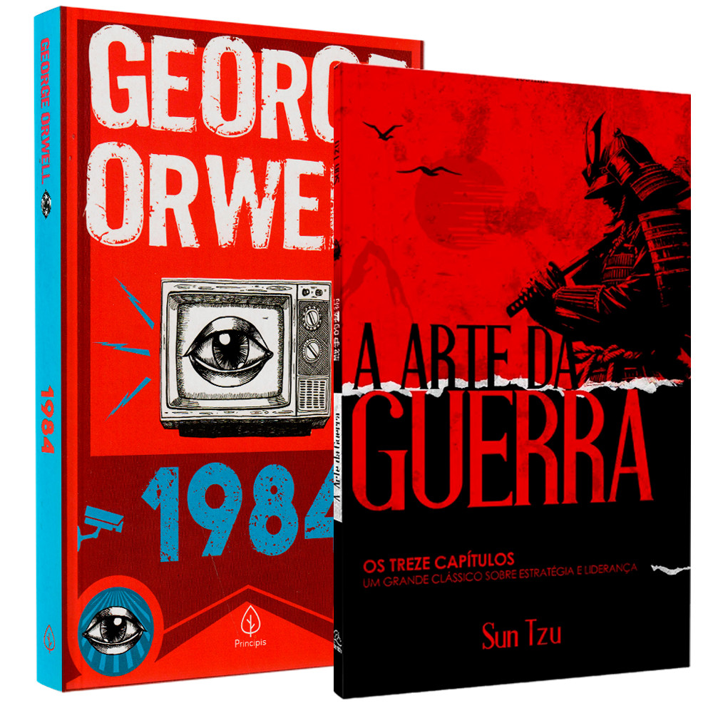 Kit Poder e Controle | 1984 - George Orwell + A Arte da Guerra - Os Trezes Capítulos