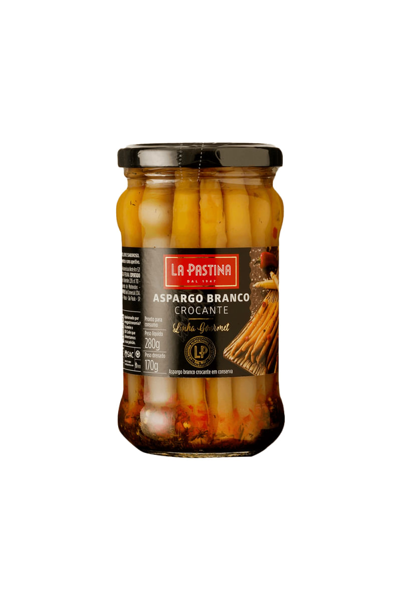 Aspargo Branco Crocante 280G La Pastina