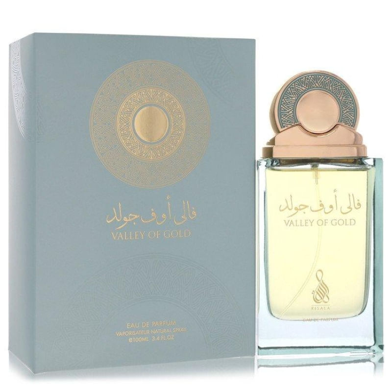 Perfume Risala Valley Of Gold 100 ML Eau De Parfum Spray Masculino