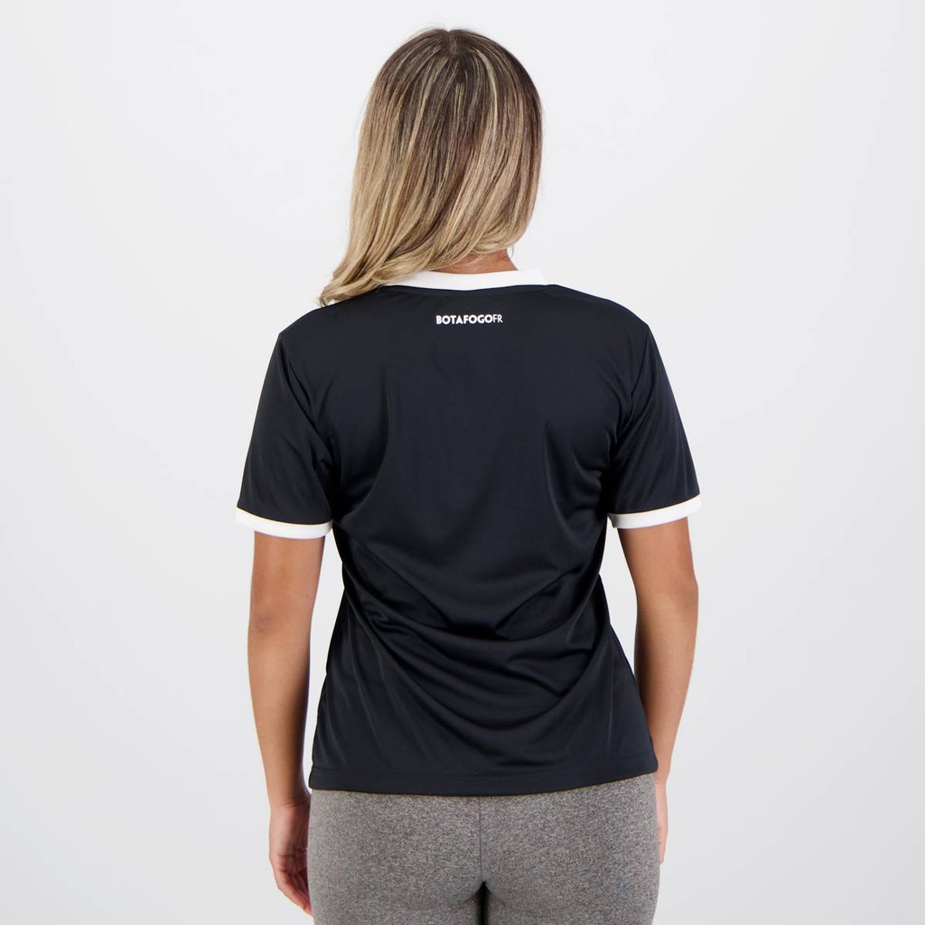 Foto 2 de Camisa Botafogo Chalkboard Feminina Preta