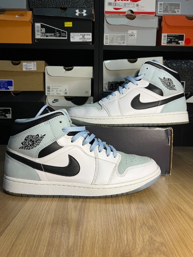 Foto 2 de Air Jordan 1 Mid SE Ice Blue — 43, Usado