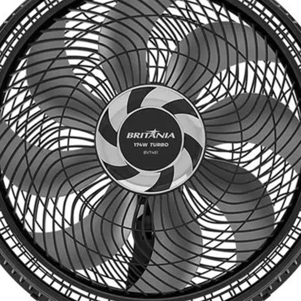 Foto 3 de Ventilador de Mesa e Parede Britânia 40cm 8 Pás Preto BVT481 220V