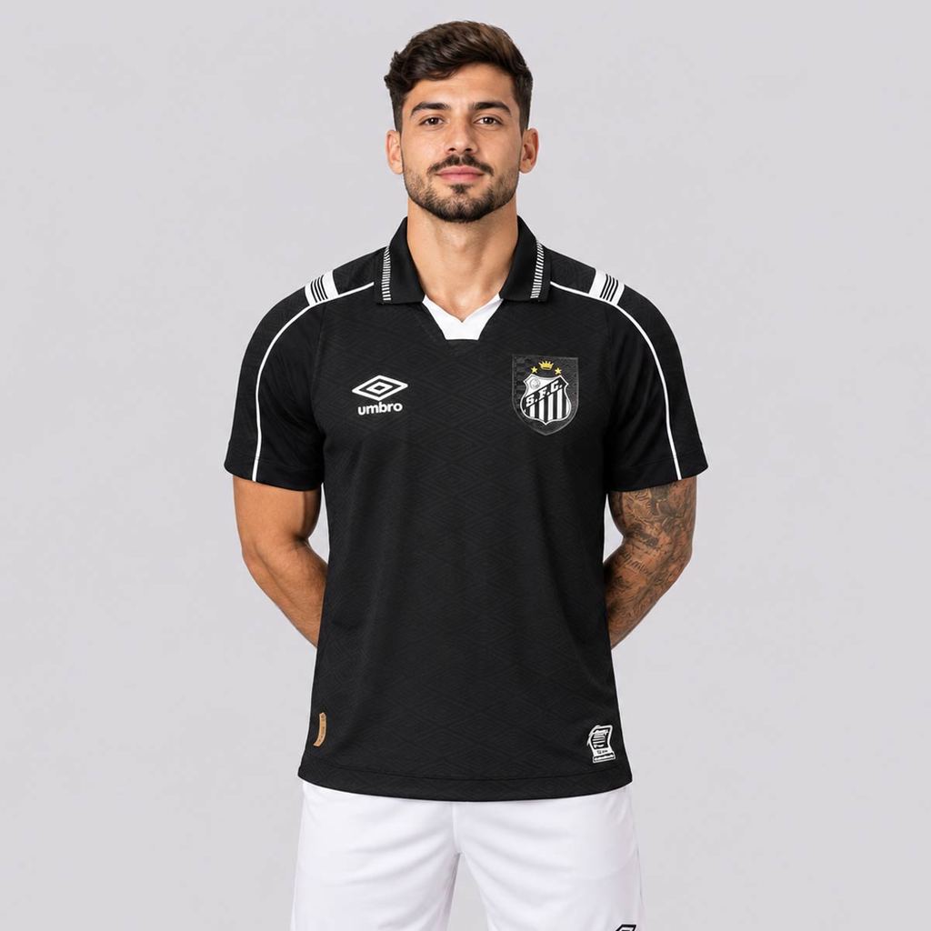 Foto 2 de Camisa Umbro Santos III 2026 Jogador