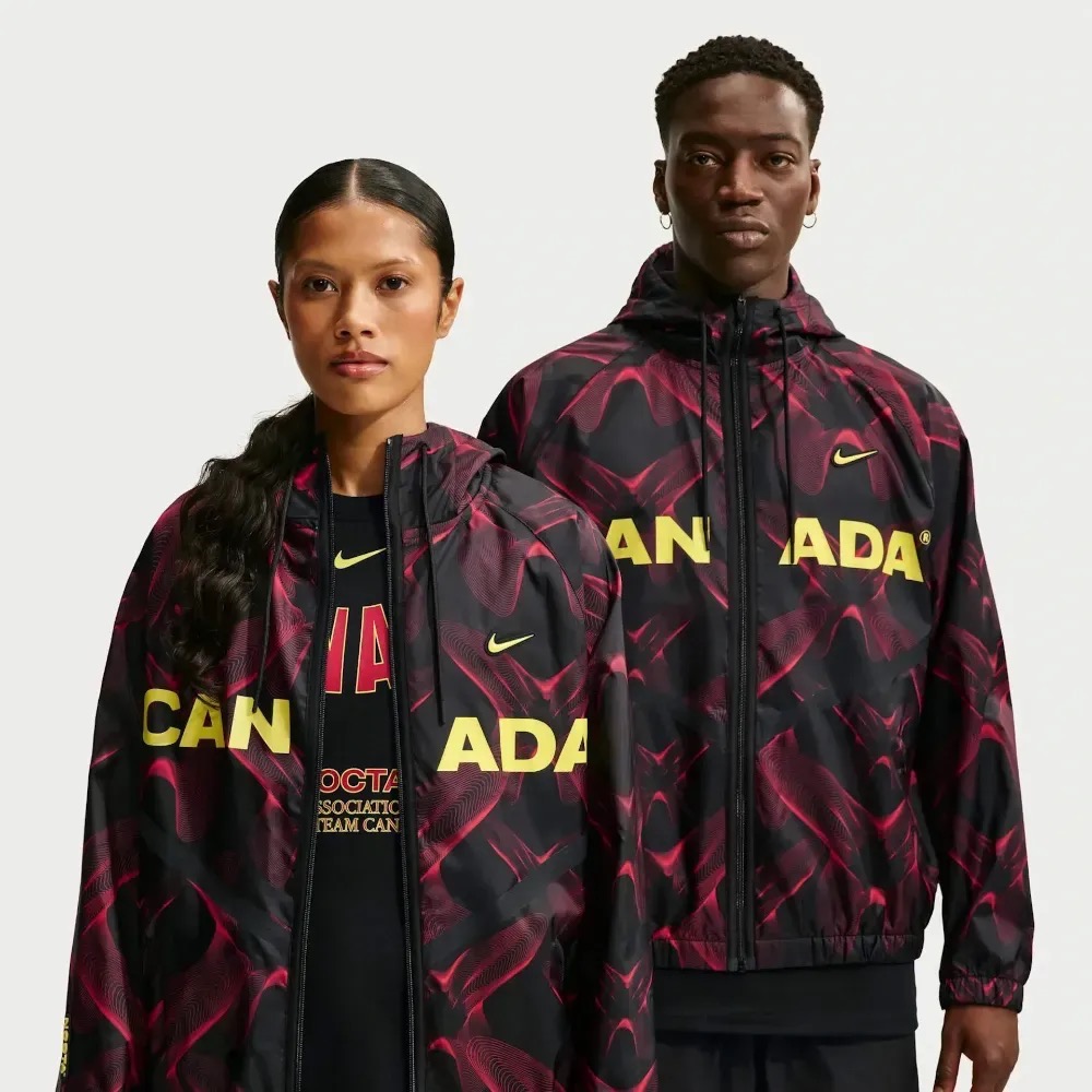 Canada x NOCTA x Nike Jaqueta Dri-FIT Anthem Black Red — XG, Novo