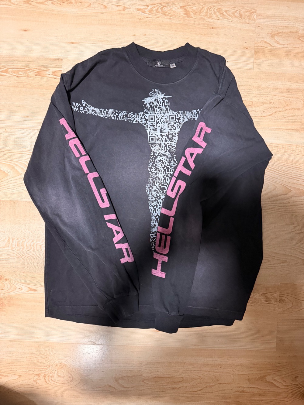 Camiseta Hellstar Studios QR Christ Black — G, Usado