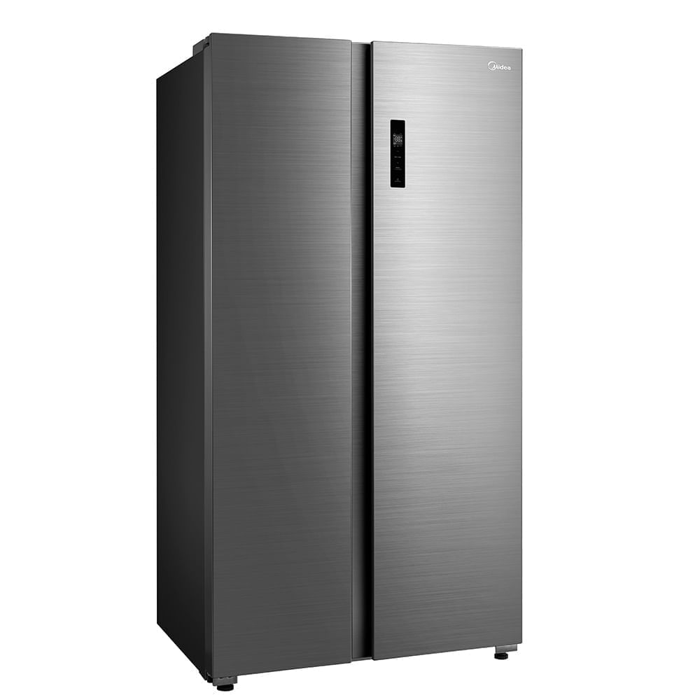 Foto 2 de Geladeira Side by Side 511L Inverter Cor Inox Conectada Midea 220