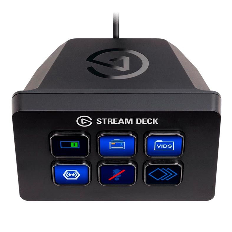 Foto 2 de Stream Deck Elgato Mini 6 Teclas USB Preto, 10GAI9901