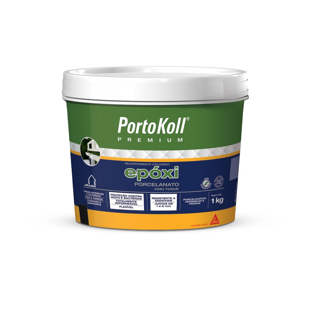 Rejunte Epoxi Multiuso Branco Bd 1Kg Portokoll