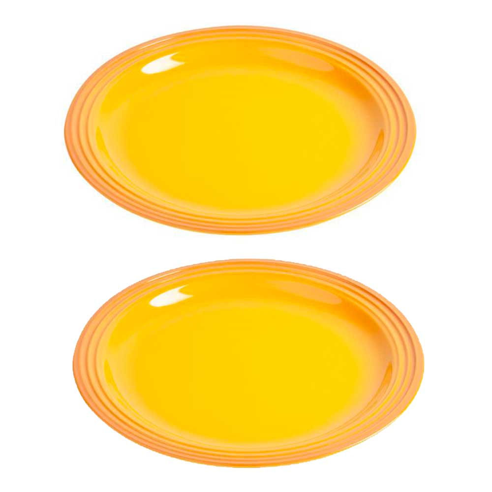 Prato Redondo Raso 2 Peças 17 cm Amarelo Nectar Le Creuset