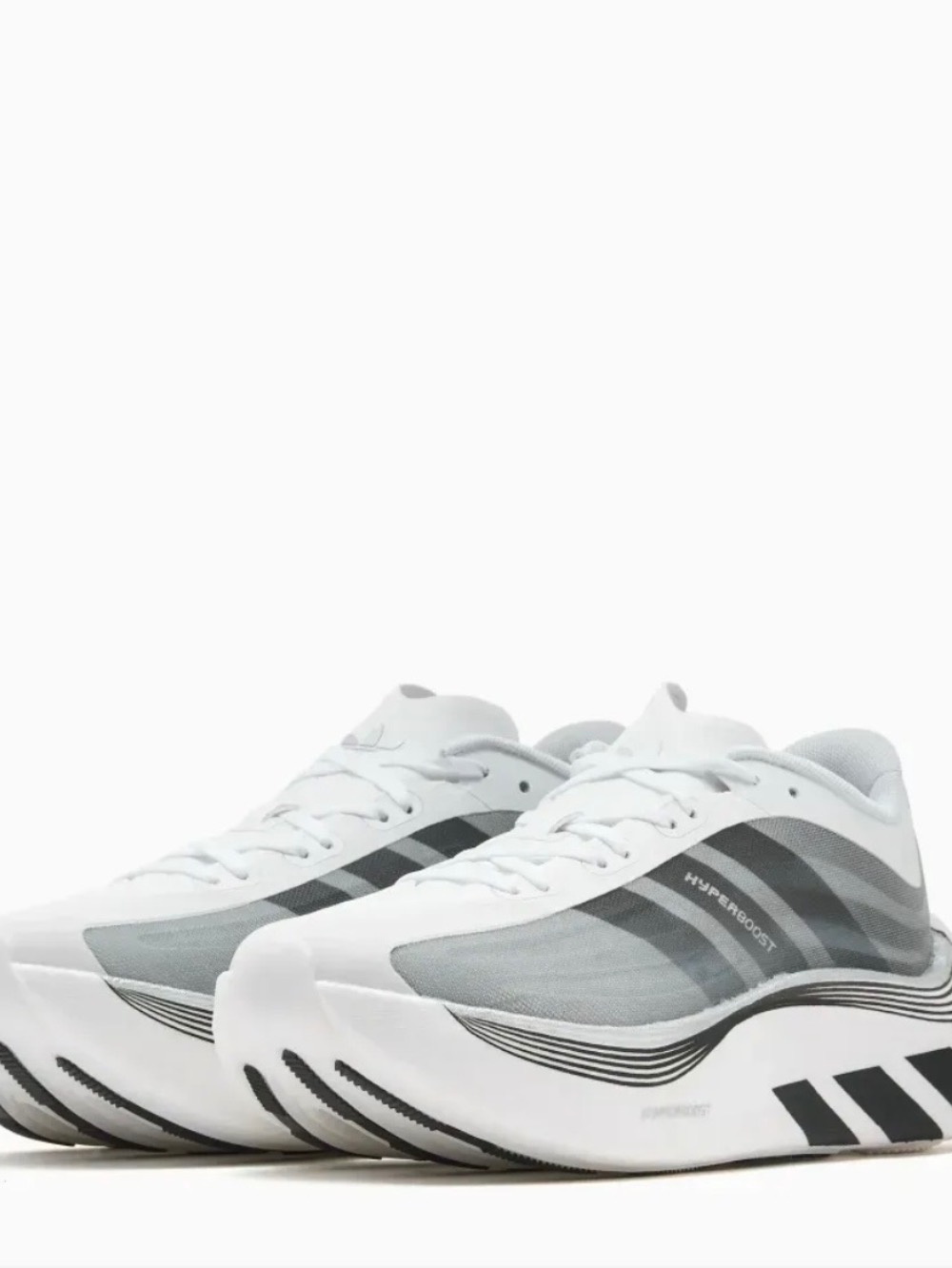 adidas Hyperboost EPHR LT Core Black Cloud White Silver Metallic — 39 / 40 / 41 / 42 / 43 / 44, Novo