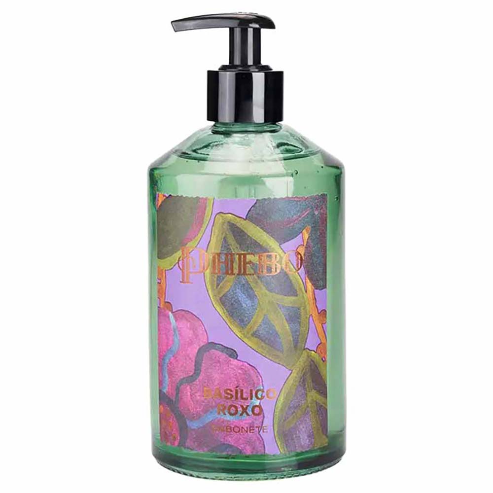 Sabonete Líquido Aromáticos Phebo Manjericão Roxo — 450ml