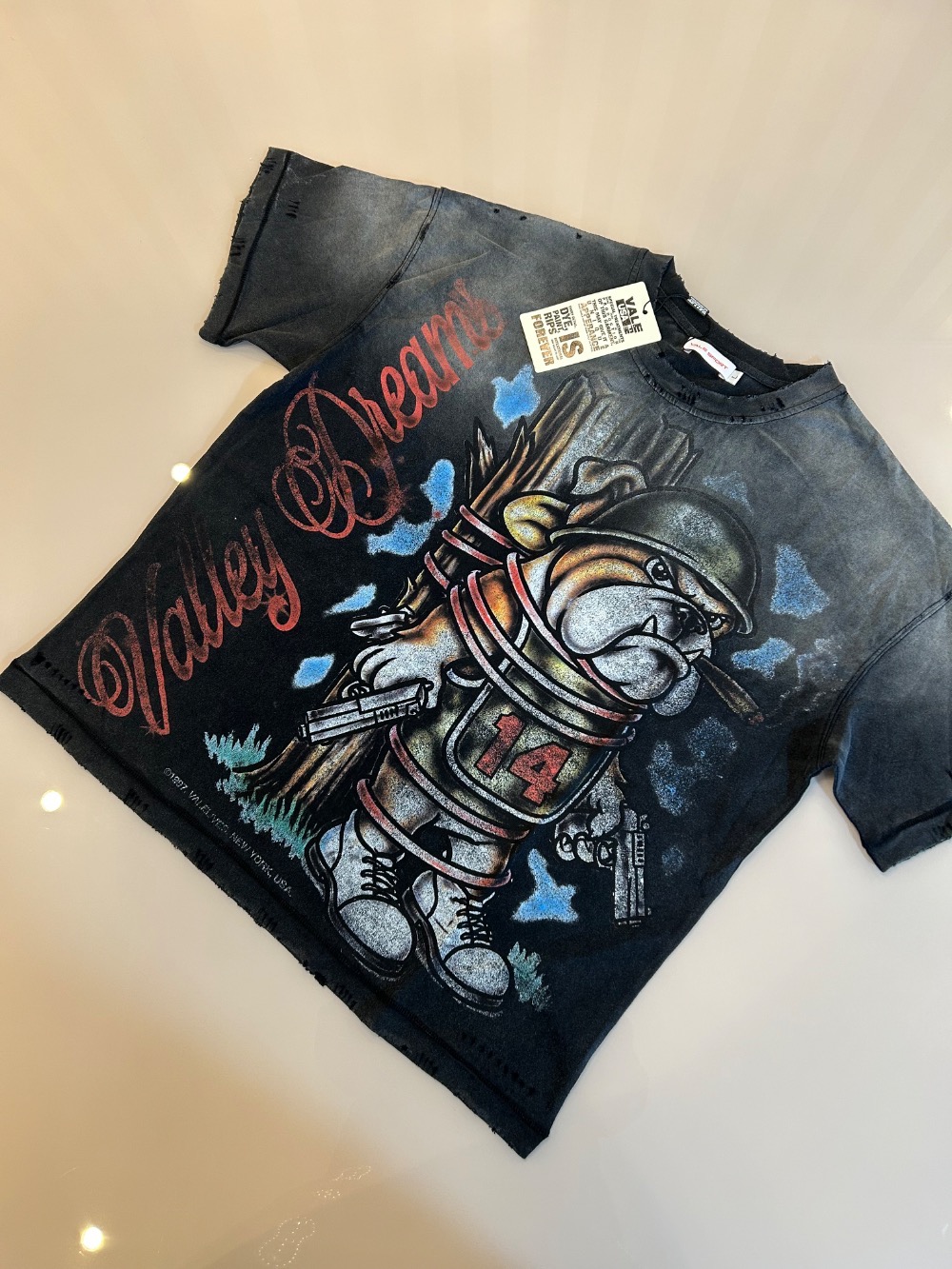 Camiseta Vale Lives Forever Dog Of War Black — G, Novo