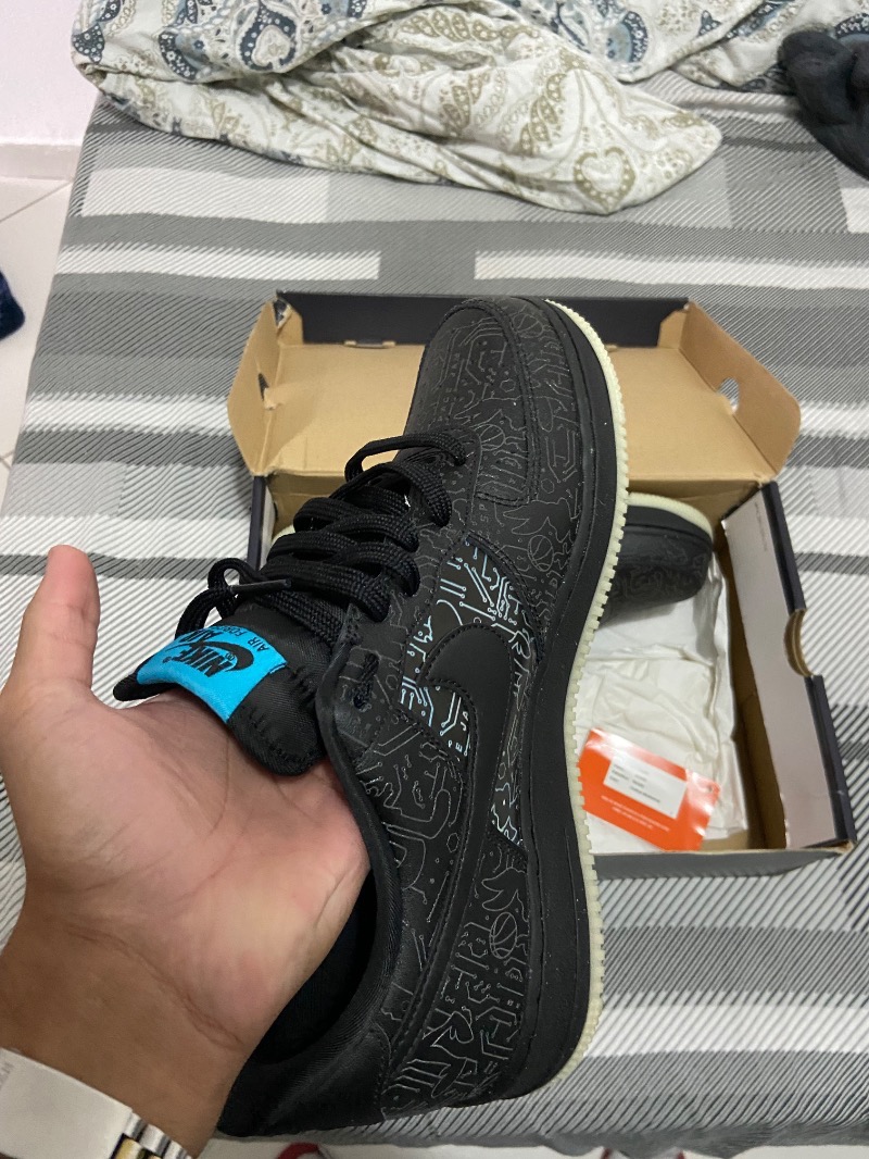 Foto 3 de Space Jam x Nike Air Force 1 Computer Chip — 42, Usado