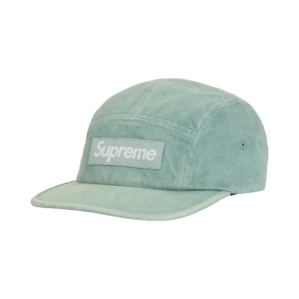Boné Supreme Denim Camp Mint — Único, Novo