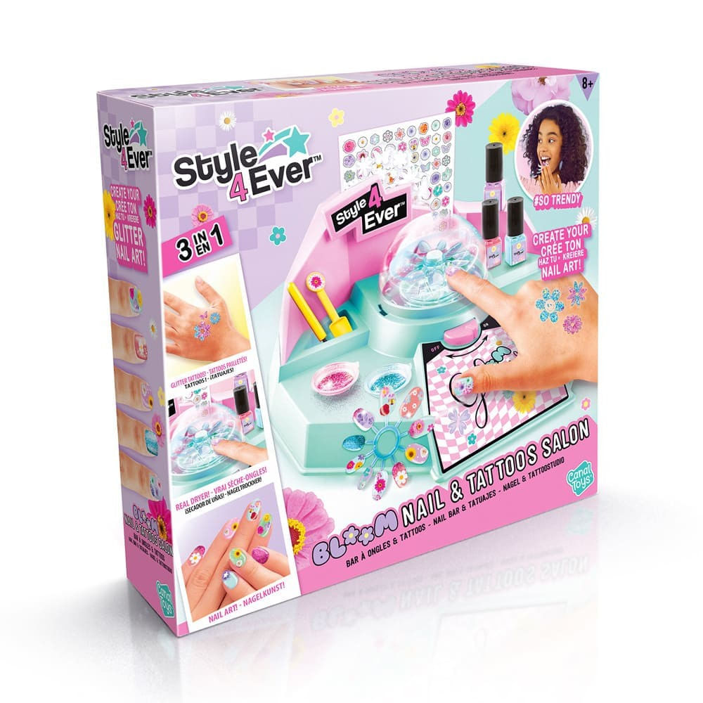 Foto 2 de Kit de Unhas e Tatuagem Bloom - Fun Divirta-se