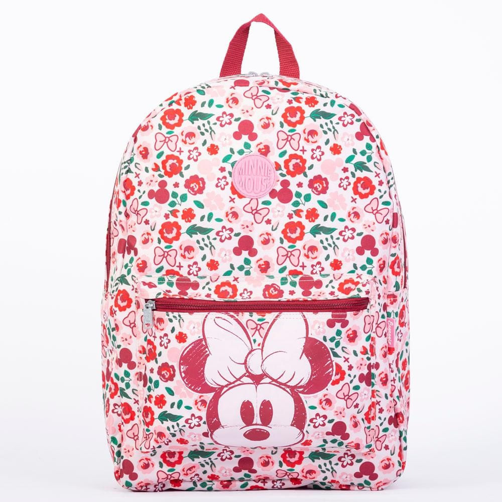 Mochila Feminina Disney Minnie Liberty Rosa U / Rosa