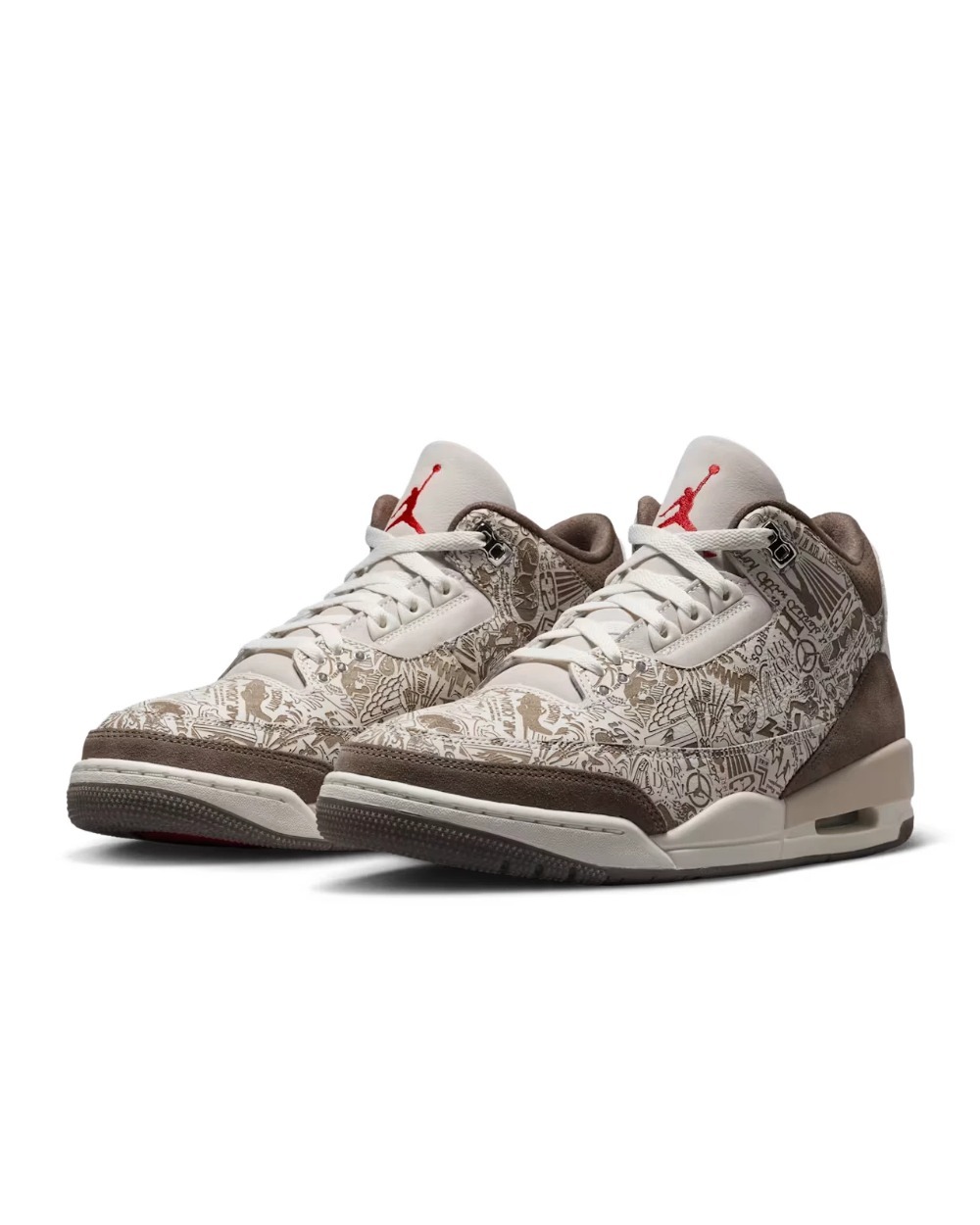 Air Jordan 3 Laser Phantom Sail — 42, Novo