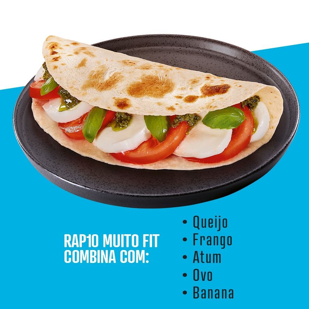 Foto 2 de Rap10 Pão tipo tortilha muito fit 330g