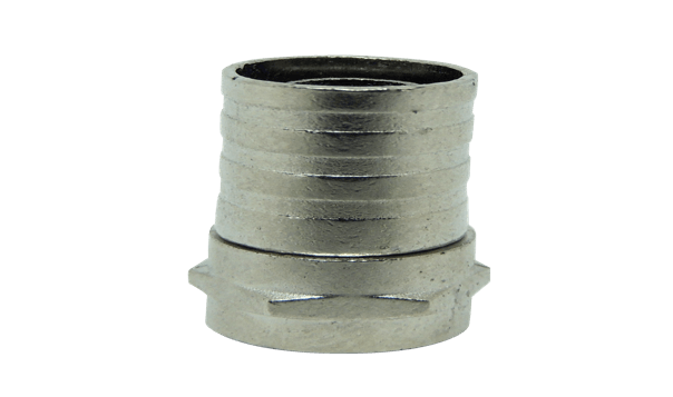 Conector Coaxial RG59 (20 Unidades) Cromo Foxlux