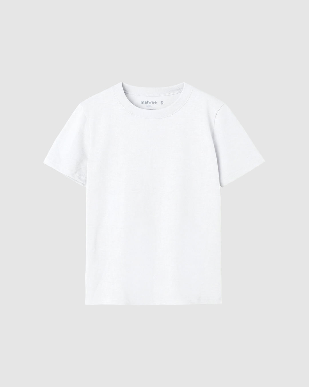 Camiseta Infantil Menino Decote Redondo Em Algodão Malwee Kids — Branco - 1