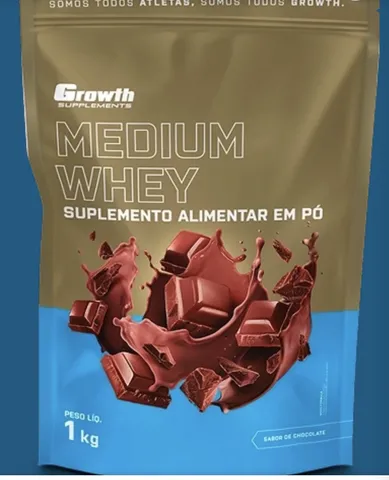 Medium Whey Protein 1KG Growth Supplements