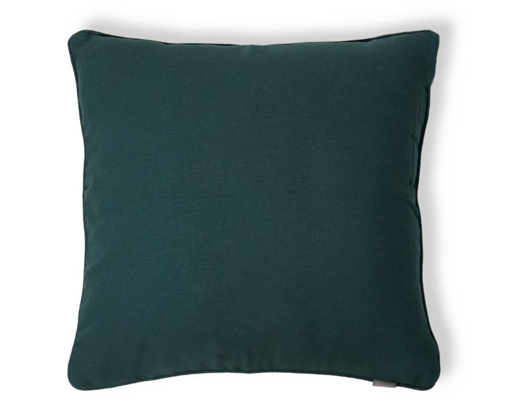 Capa de Almofada com Cordonê Verde Escuro Verde