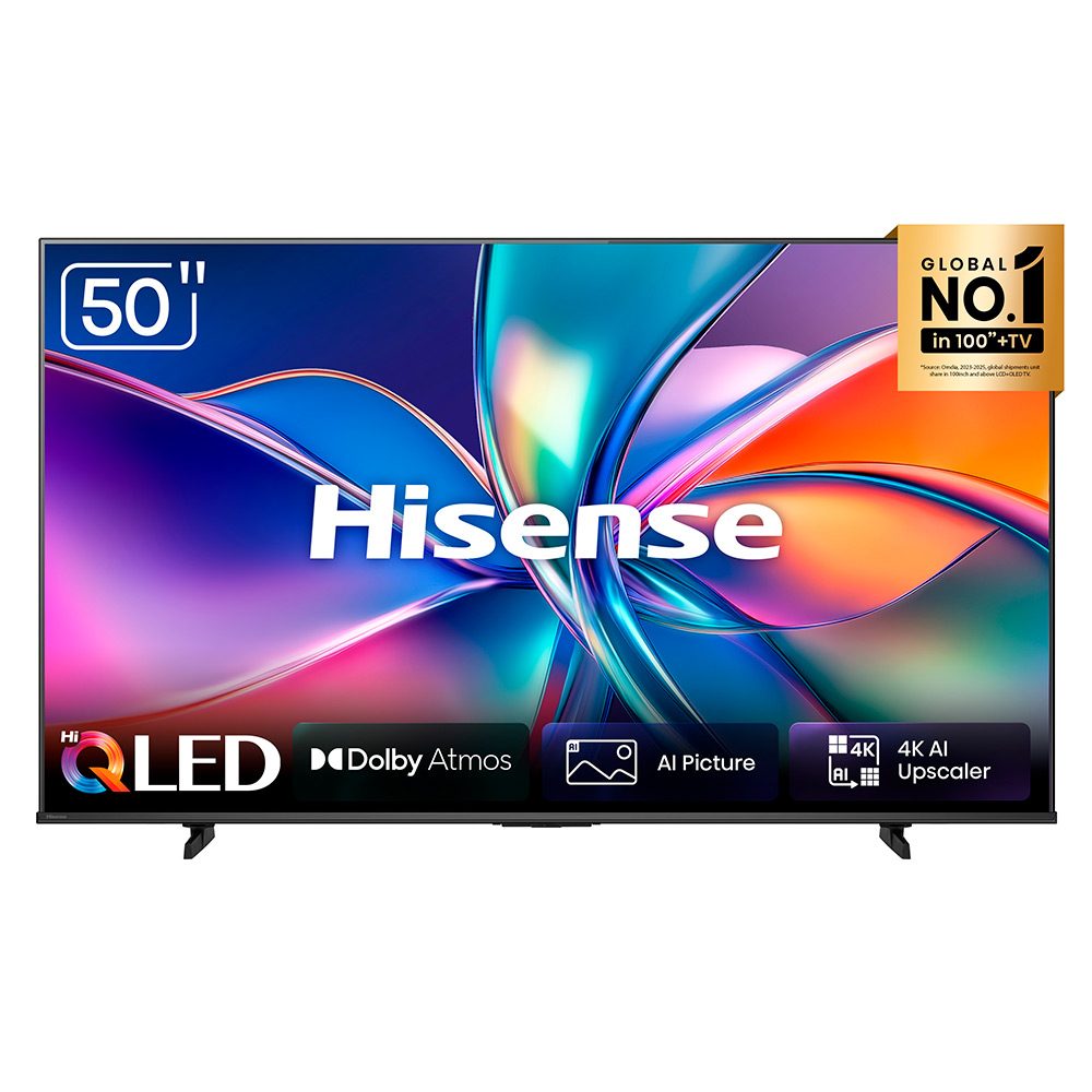 Smart TV Hisense HI-QLED 4K 50" Polegadas com Processador AI, Dolby Atmos e Compatibilidade Alexa - 50Q6QVV