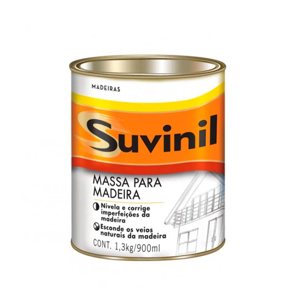 MASSA PARA MADEIRA 1,3KG SUVINIL
