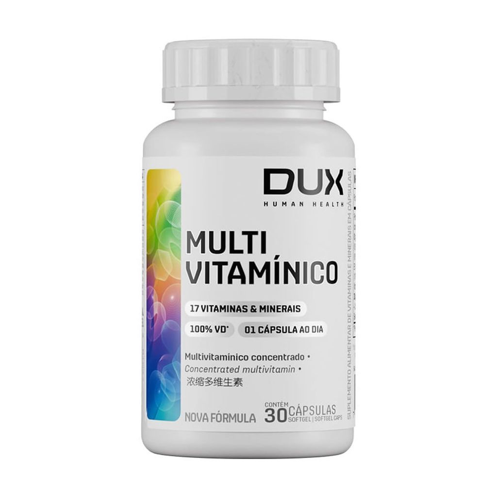 Multivitamínico Esportivo - 30 Cápsulas Softgel - Dux Nutrition
