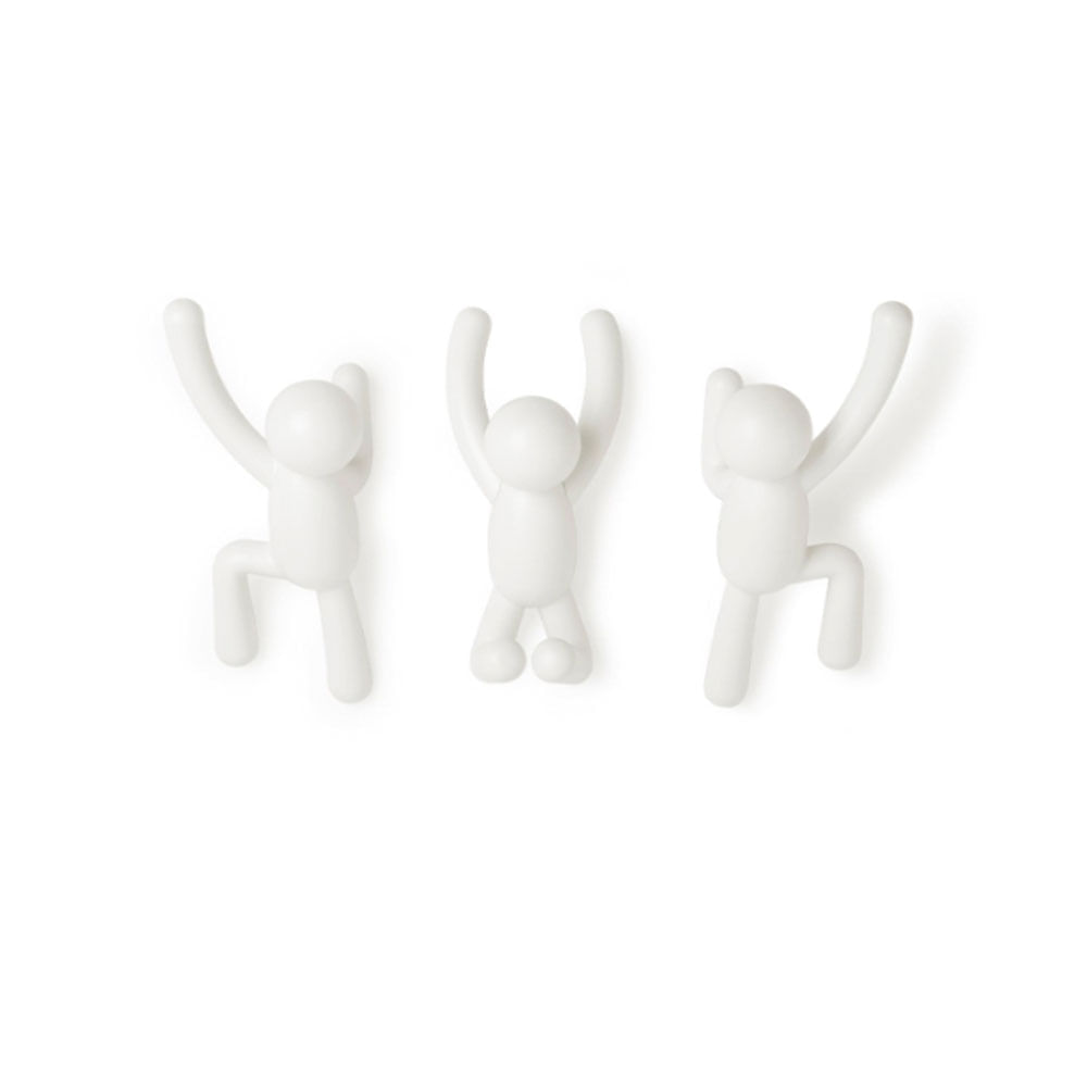 Cabideiro Parede Buddy Branco Umbra