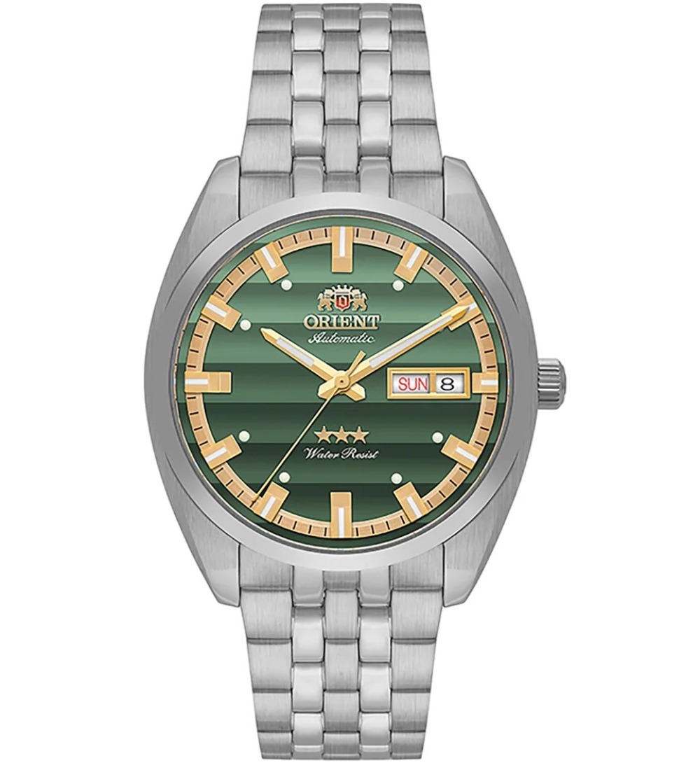 Relógio Orient Heritage 3 Stars Green 38.5 mm — Único, Novo