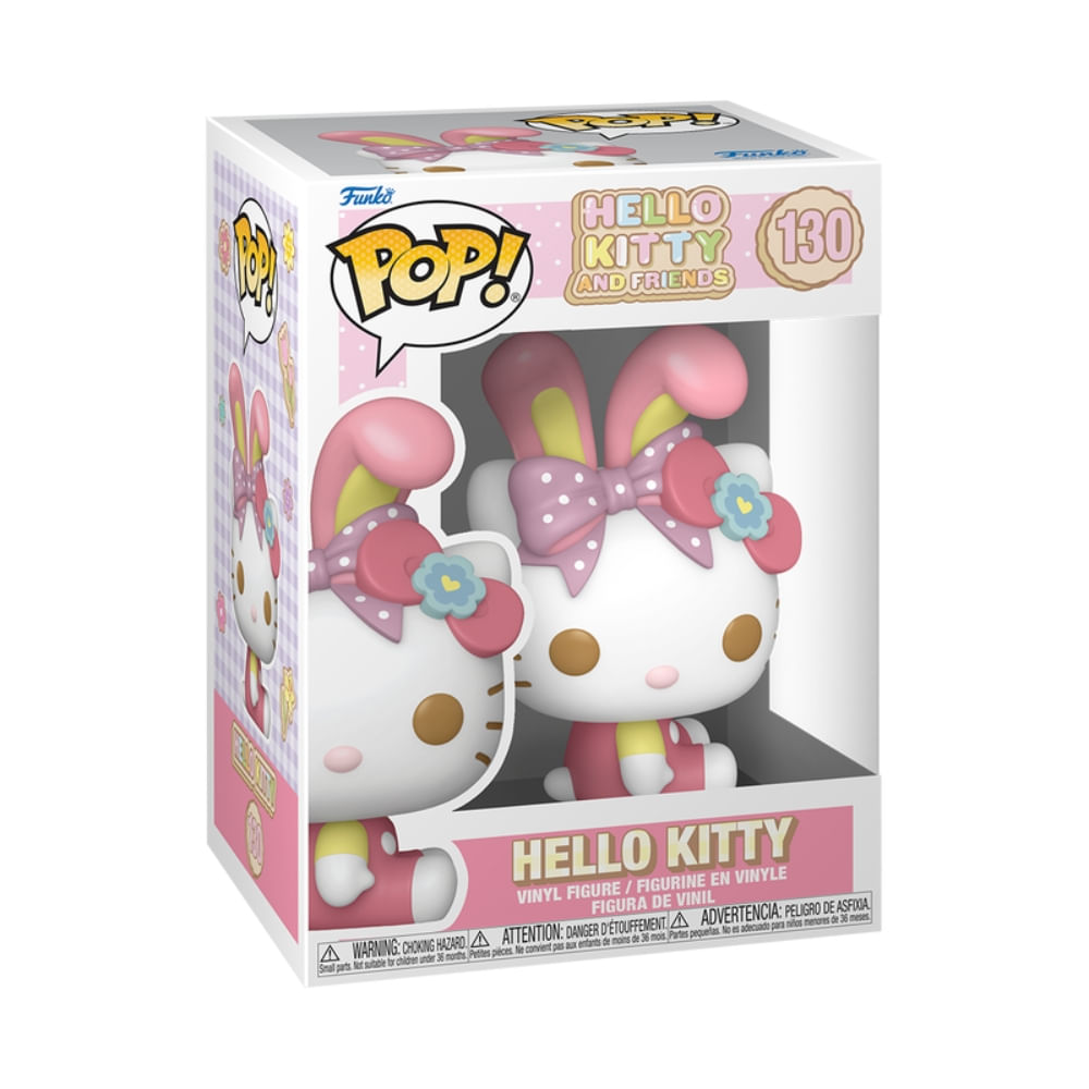 Foto 2 de Boneco Funko Pop! Sanrio Páscoa - Hello Kitty com Orelhas de Coelho