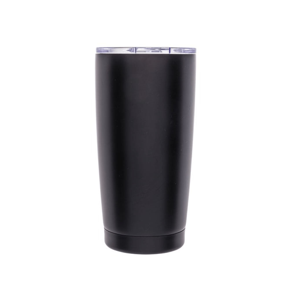 Foto 3 de Copo Térmico Parede Dupla Com Tampa Preto 600Ml - Dolce Home
