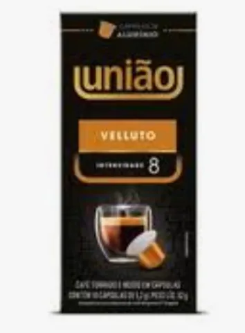 Café União Velluto Moído 52g - 10 cápsulas