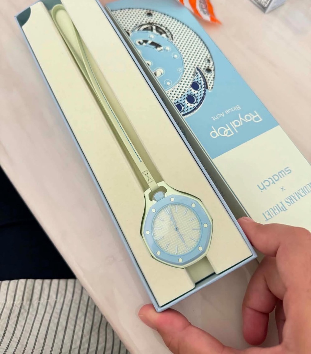 Audemars Piguet x Swatch Relógio Royal Pop BLAUE ACHT Green 40 mm — Único, Novo