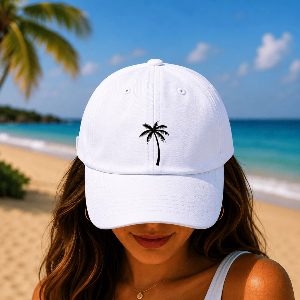 Boné Masculino Feminino Dad Hat Coqueiro Minimalista