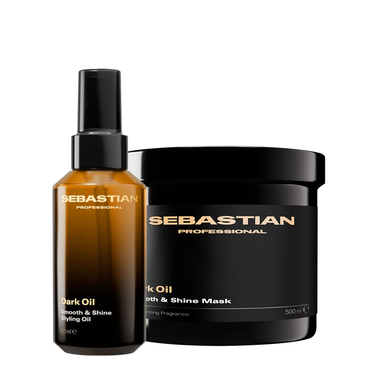 Kit Sebastian Professional Dark Oil Máscara Óleo 100 (2 Produtos)