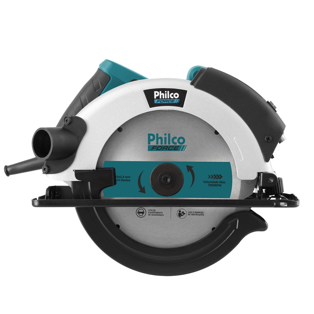 Serra Circular Philco com Disco de Corte Azul PSC01 – 127 Volts 110