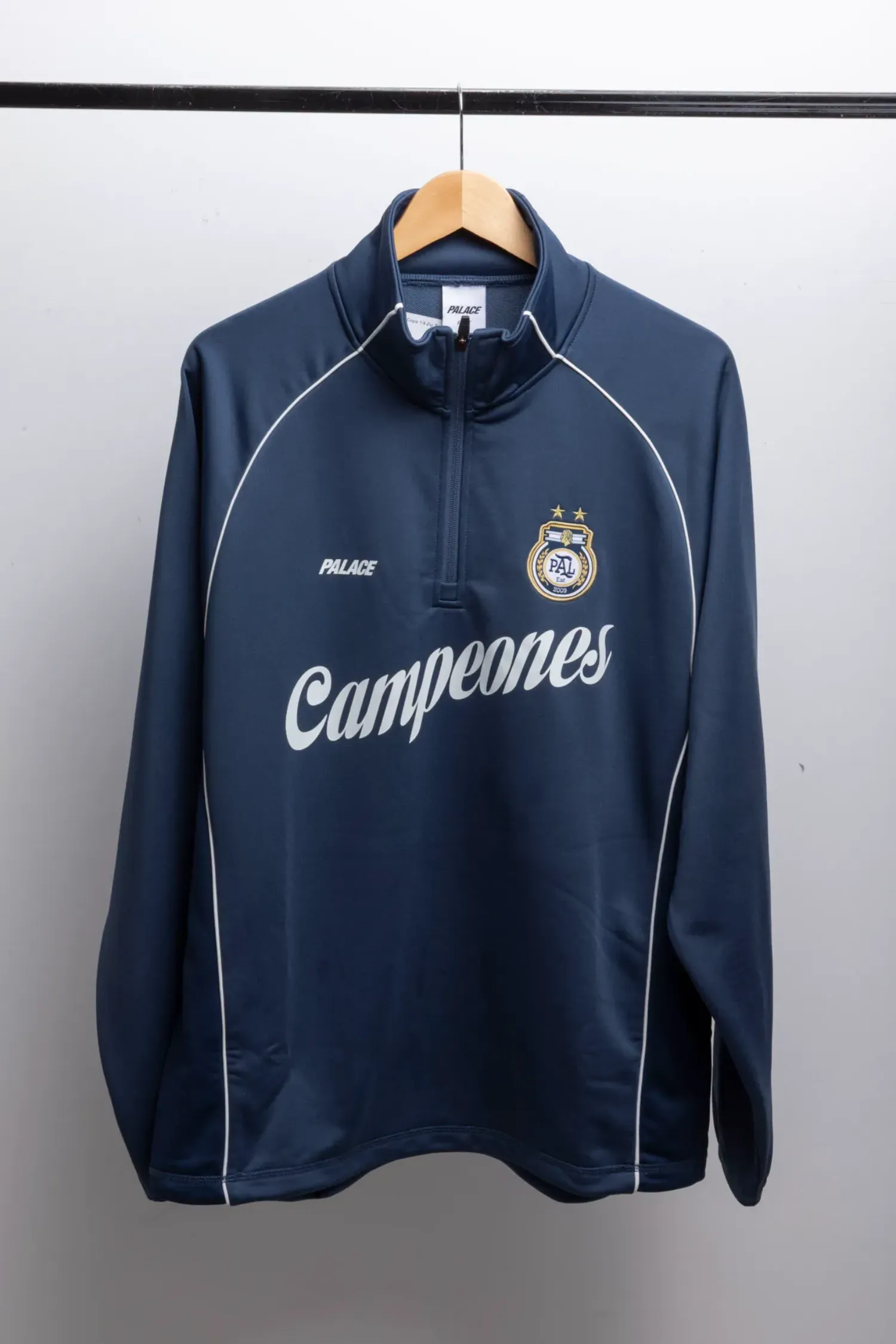 Jaqueta Palace Copa 1/4 Zip Techy Fleece Navy — G, Novo