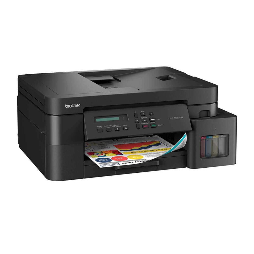 Foto 3 de Impressora Multifuncional Brother DCP-T830DW Tanque de Tinta Colorida com Wirelles e Duplex 110v