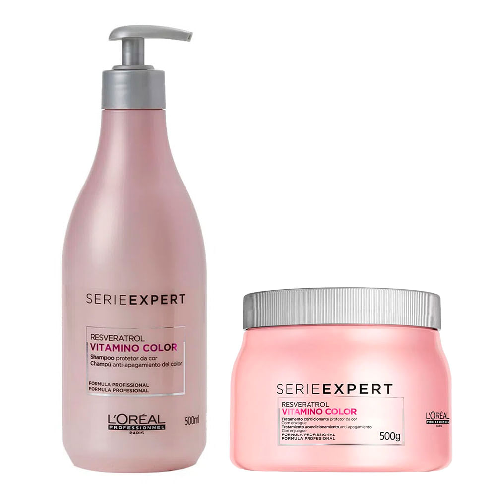 L’oréal Professionnel Resveratrol Vitamino Color Kit - Shampoo + Máscara — Kit