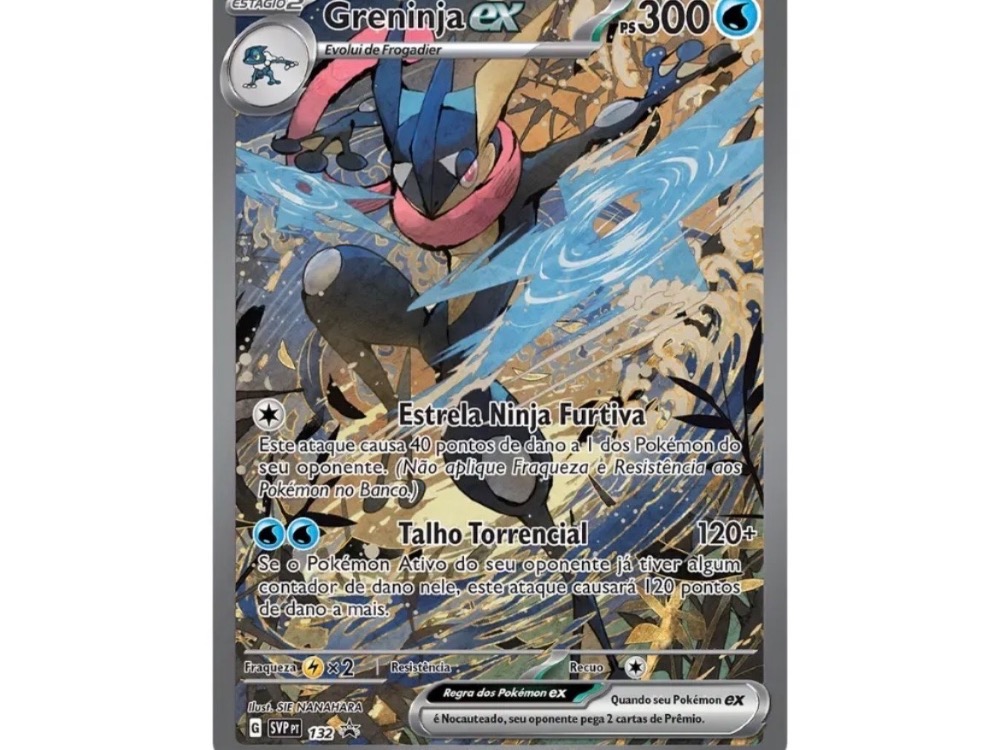 Greninja ex (132) Escarlate e Violeta Promos Pokémon TCG — Manafix 9.5, Novo
