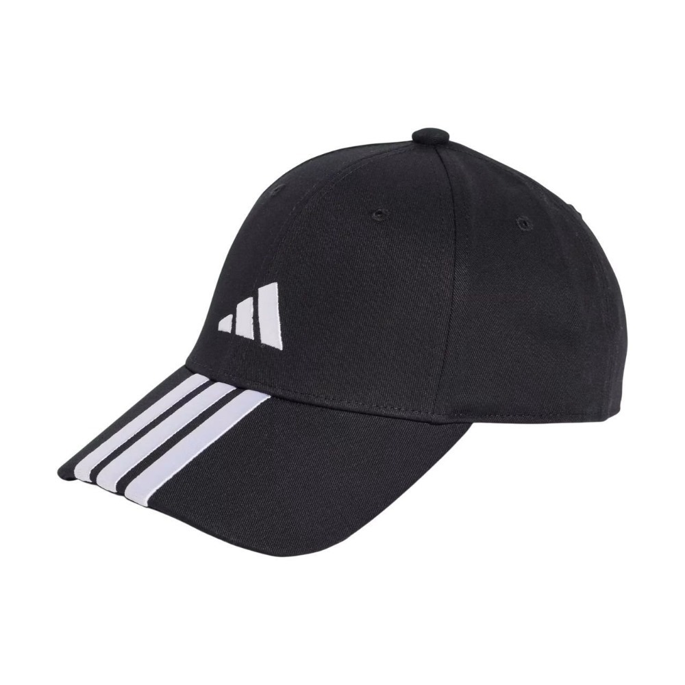 Boné adidas Baseball Três Listras New Logo Black — Único, Novo