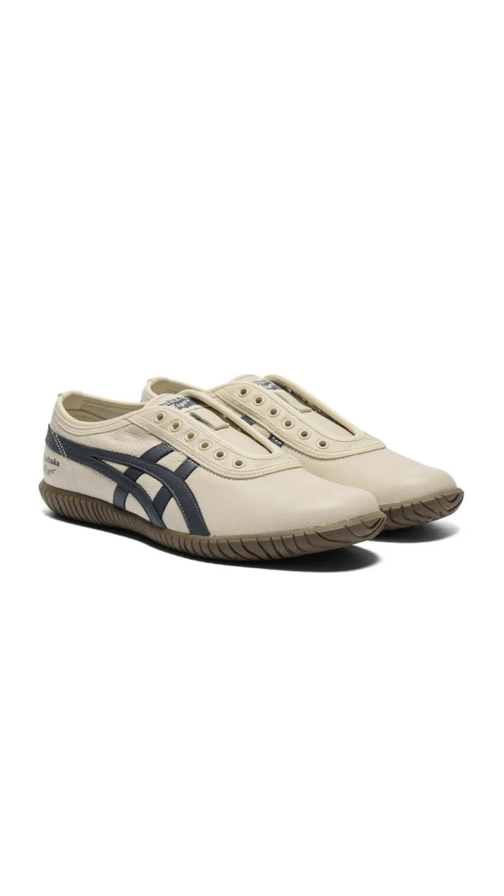 Onitsuka Tiger Tsunahiki Slip-On Birch Indigo Navy — 36 / 37 / 39 / 41 / 42 / 43, Novo