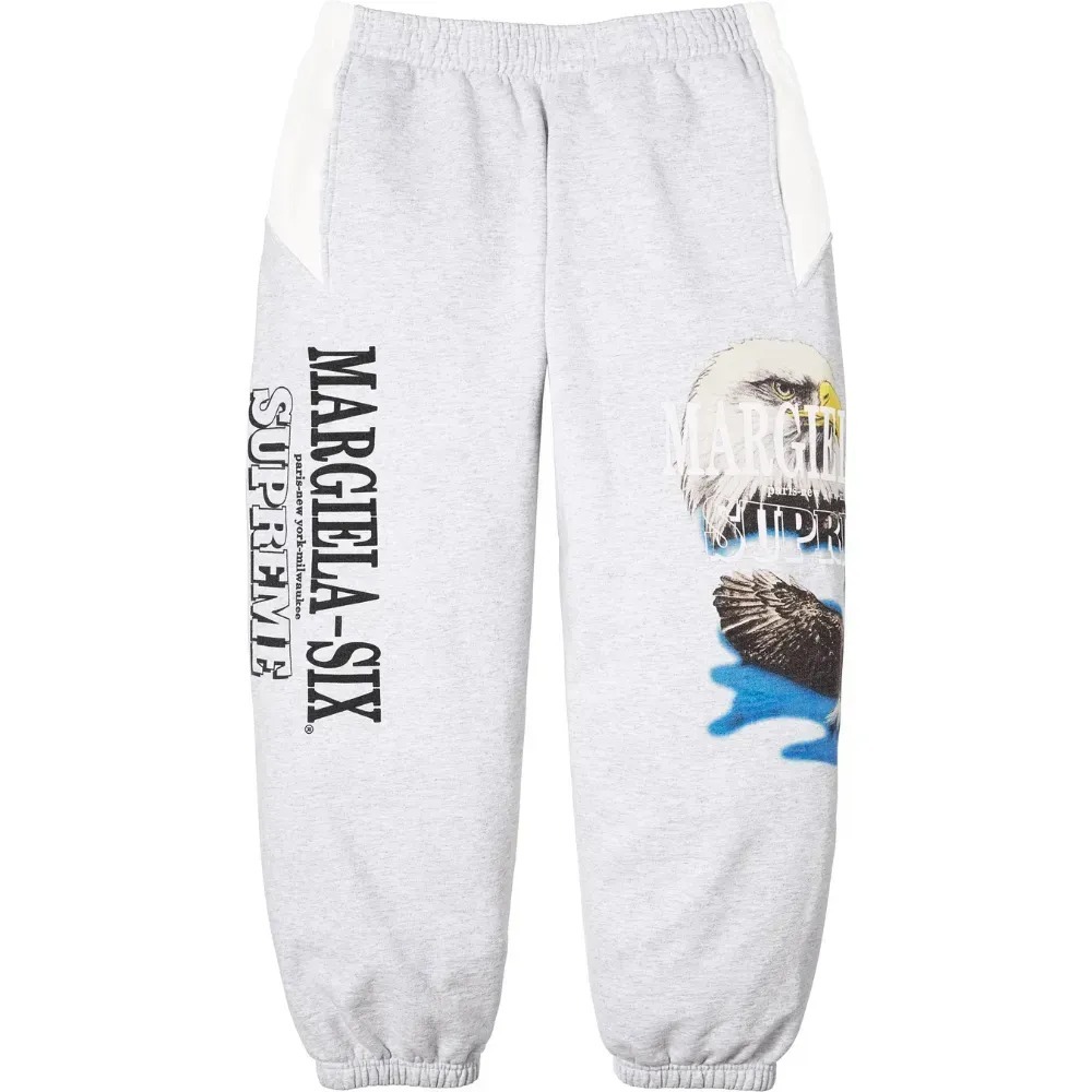 Maison Margiela x Supreme Calça Eagle Ash Grey SS26-W4 — P / M / G, Novo