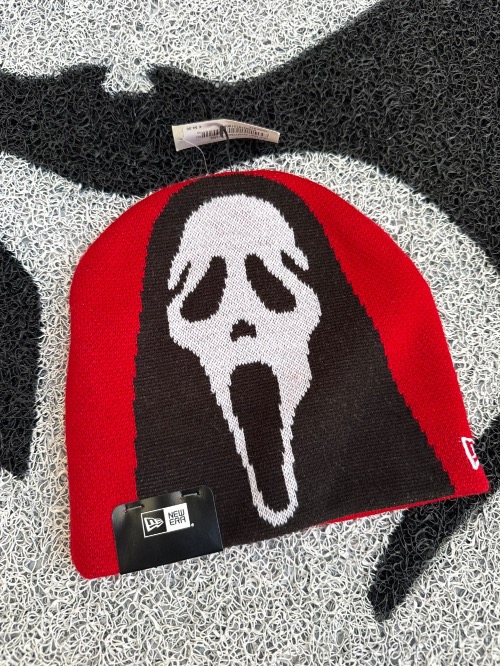 Ghostface x New Era x Supreme Touca Red SS26-W5 — Único, Novo